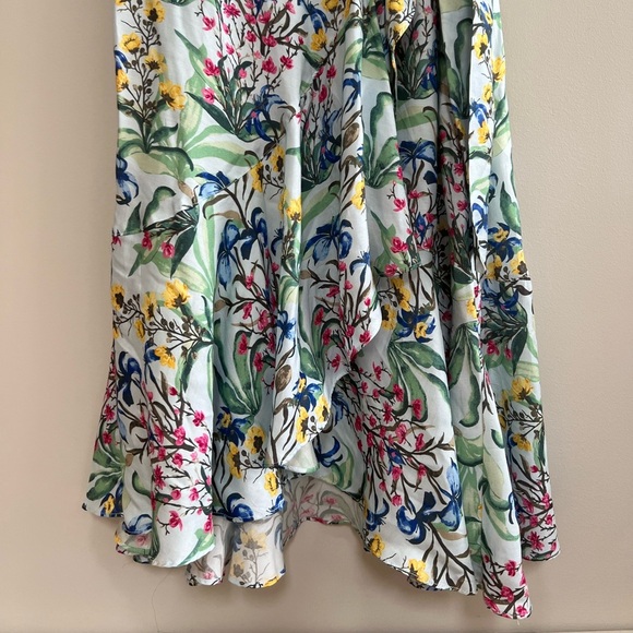 J. Mclaughlin ‘Audette Gardenside’ Silk Blend Floral Wrap Dress, size S - Picture 7 of 12
